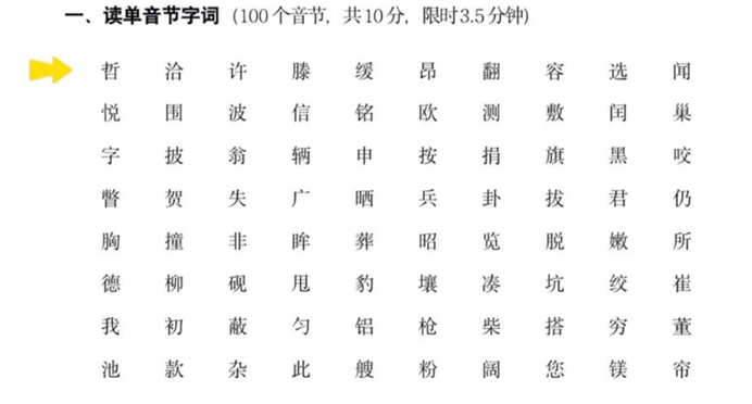 普通話考什么類型的題目_普通話有哪些題型_普通話題目分類