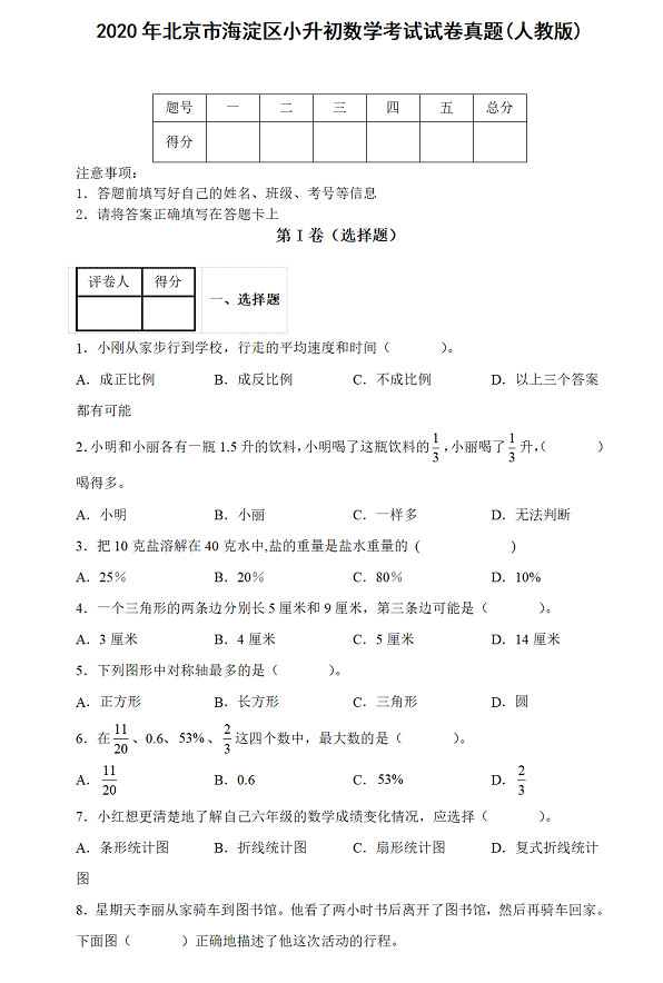 小升初科學試卷_小升初科學試卷_小升初科學試卷