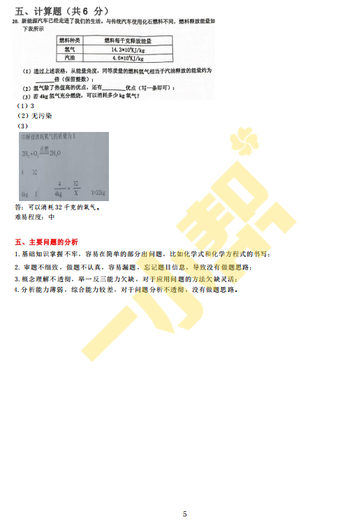 二模卷子_二模試卷_二模試卷分析